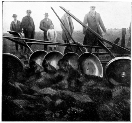 Disc-Plough at Work.