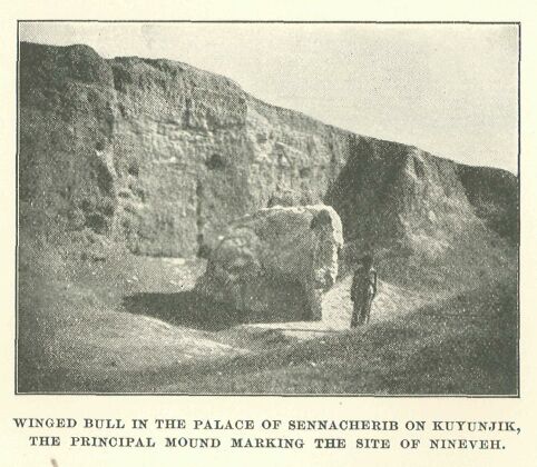 170.jpg Winged Bull in the Palace of Sennacherib On
Kuyunjik, the Principal Mound Marking The Site of Nineveh. 
