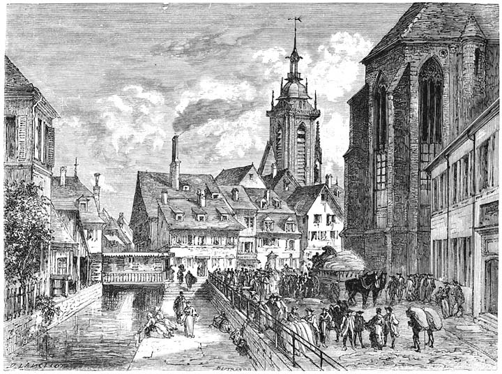 Korenbeurs te Colmar.