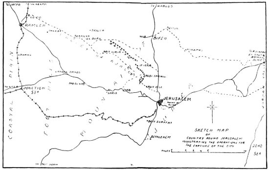 Country round Jerusalem