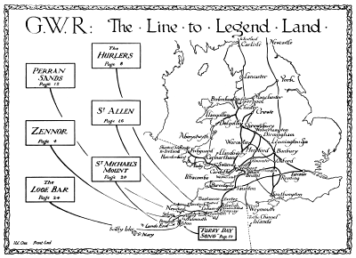 G.W.R: The Line to Legend Land The Hurlers Page 8 Perran Sands Page 12 St Allen Page 16 Zennor Page 4 St Michael's Mount Page 20 The Looe Bar Page 24 "Furry Day Song" Page 52 Vol. One Front End