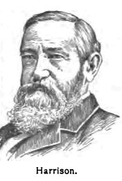 Benjamin Harrison 268r 