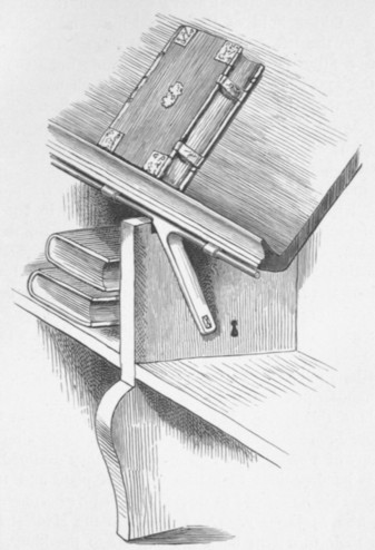 Fig. 107. Diagram to explain the ironwork at the Medicean Library.