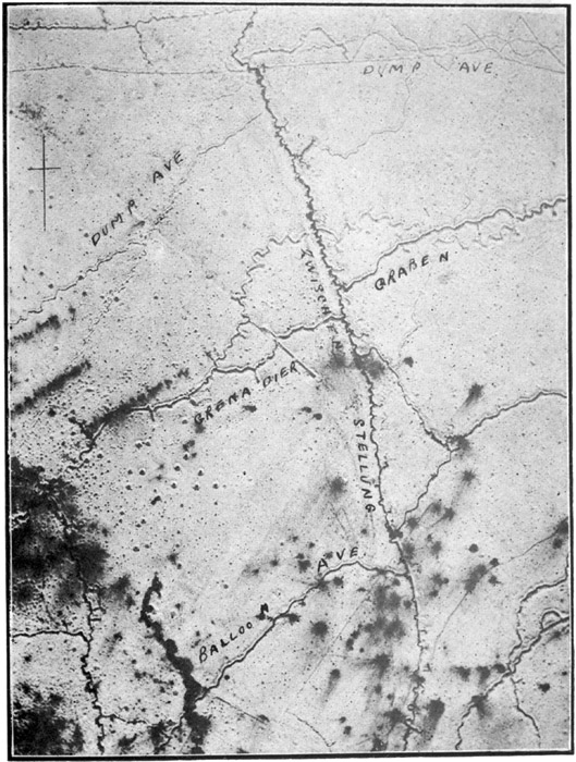 Aeroplane map Vimy Ridge