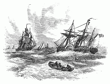 Ships at sea