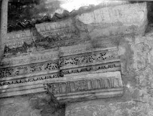 Entablature and Anta Capital in the Narthex.