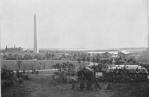 THE MALL—View looking Southwest from near the Department of Agriculture.