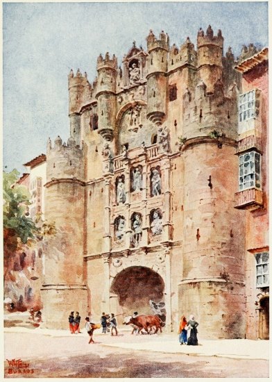 BURGOS. ARCH OF SANTA MARIA