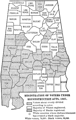 REGISTRATION OF VOTERS UNDER RECONSTRUCTION ACTS, 1867.