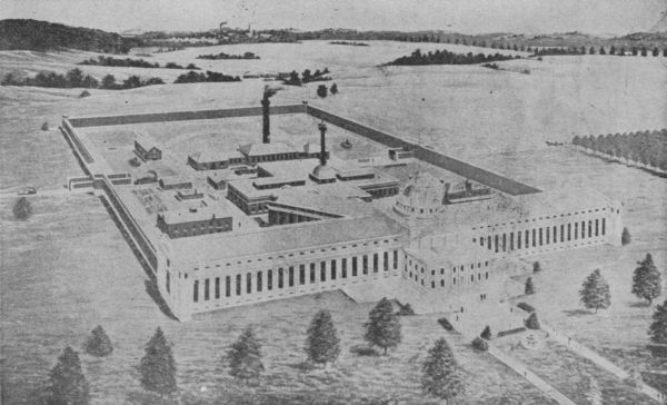 NEW FEDERAL PRISON AT FT. LEAVENWORTH, KANSAS.