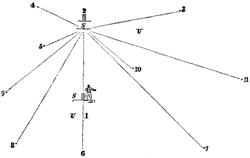 Diagram of cricket play