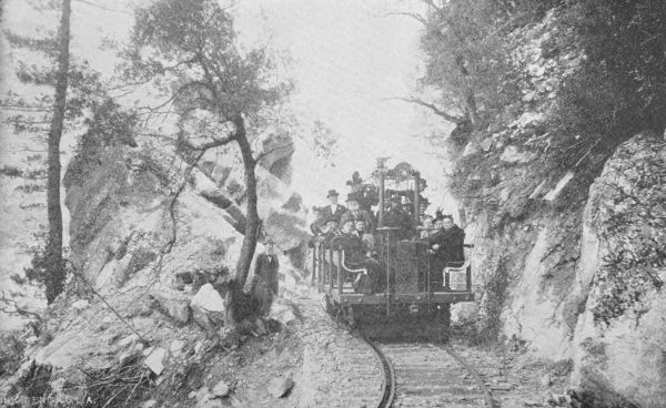 Observation Car near Granite Gate, Grand Canyon, Mount
Lowe Railway.