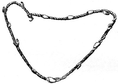 Fig.
435.—Single-strand medicine cord (Zuñi).