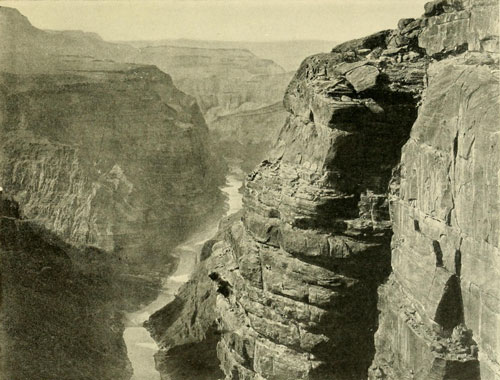 The Inner Gorge of
the Grand Canyon at the foot of Toroweap.