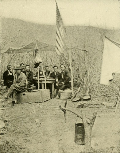 Our First Camp,
Green River, Wyoming.