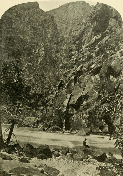 Canyon of Lodore at
Triplet Falls.