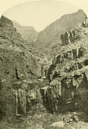 Looking up a Side
Canyon of the Grand Canyon in the Kaibab Division.