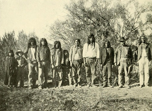 Professor McGee and a
Group of Cocopas.