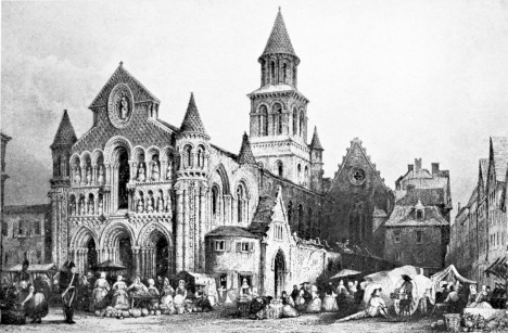 POITIERS.

THE CHURCH OF NOTRE DAME, 1845.