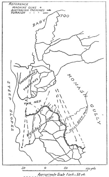 OPPOSING TRENCHES ON THE NEK