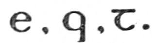 Half-Uncial E, Q, T