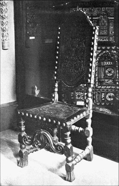 Figure 6. SPANISH LEATHER CHAIR.