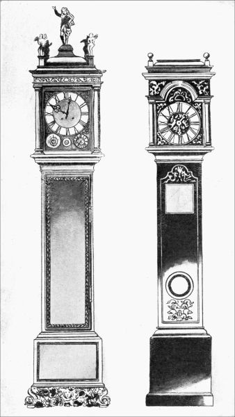 Figure 94. TALL-CASE CLOCKS. English.