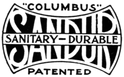 'COLUMBUS', SANDUR, SANITARY—DURABLE, PATENTED