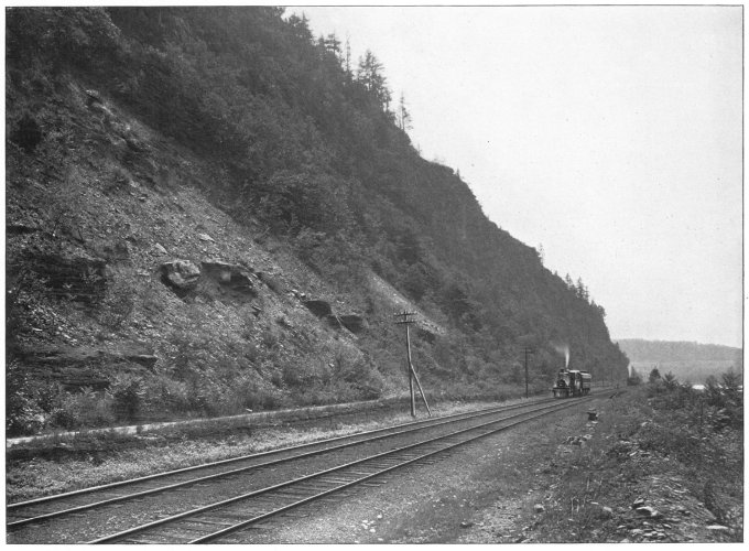 ROCKY BLUFF, NEAR FALLS STATION.