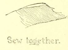 Sew together.