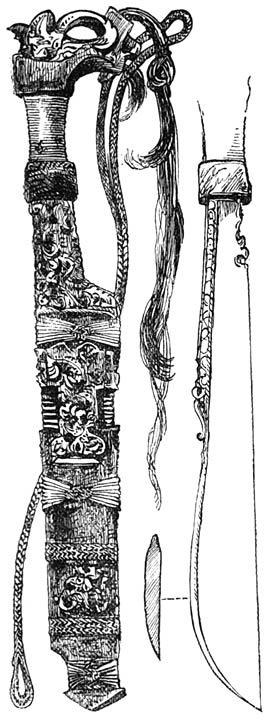 KAYAN WAR KNIFE.