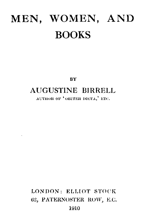 title page