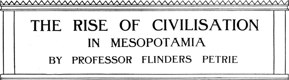 Rise of Civilisation in
  Mesopotamia