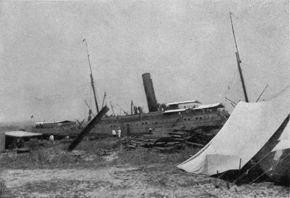 FIRST MAIL-STEAMER AT LOBITO BAY