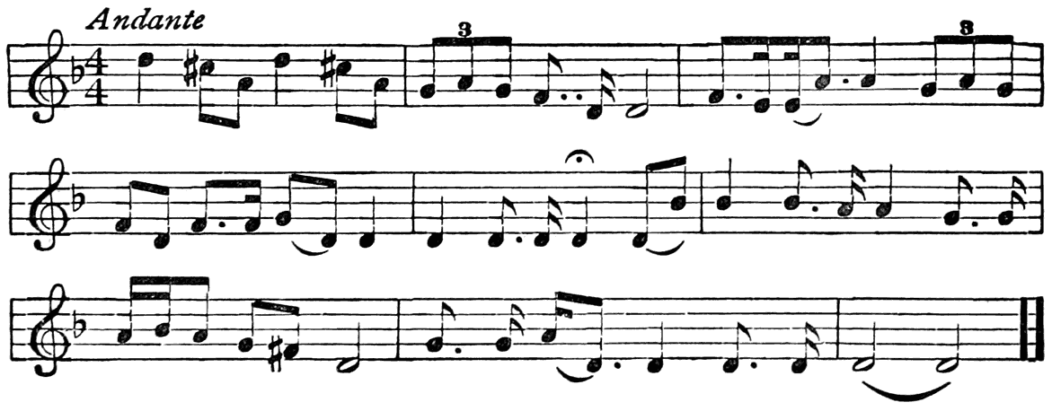 Music notation.