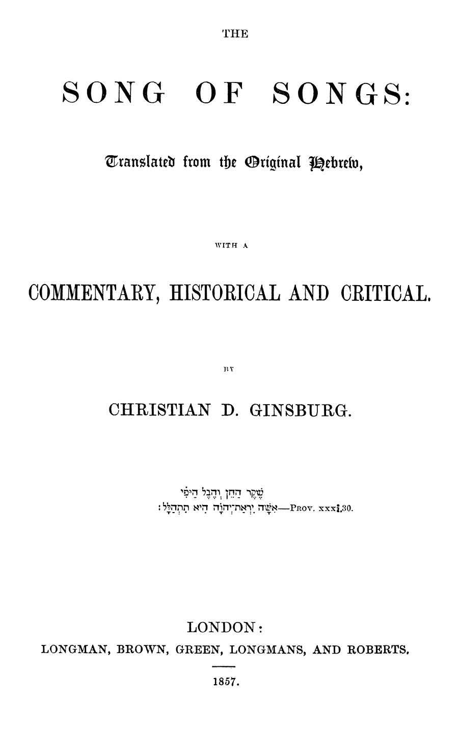 Original Title Page.