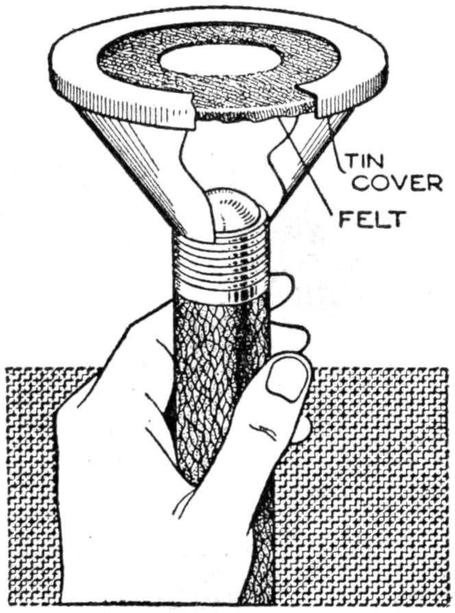 Home-made egg tester