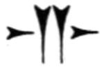 [cuneiform character]