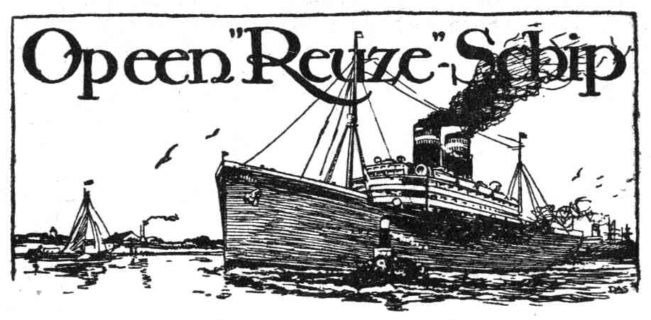 [Illustratie: Op een "Reuze"-Schip]