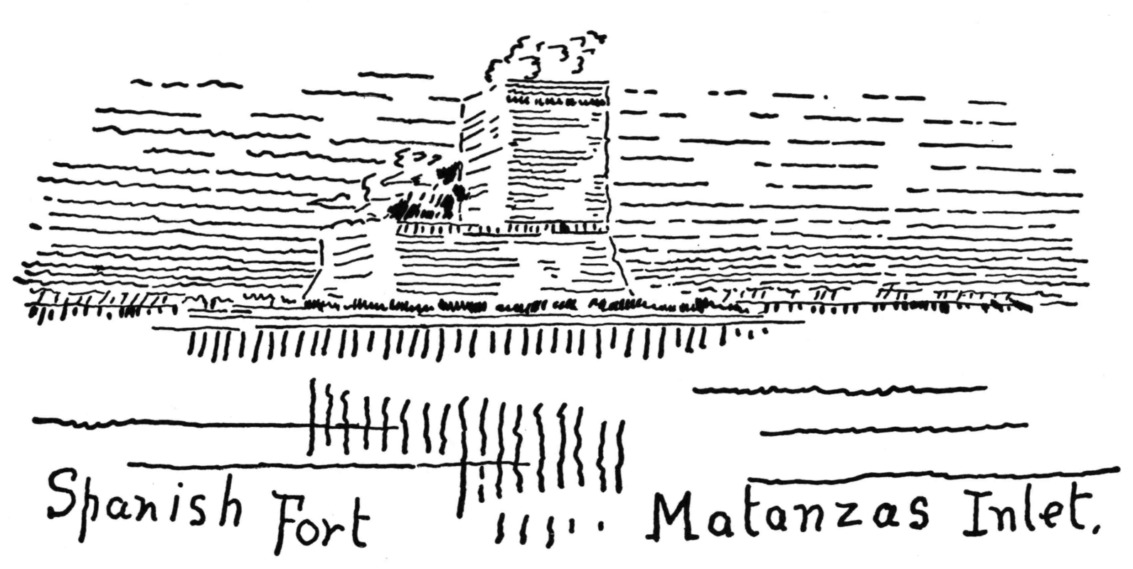 Spanish Fort Matanzas Inlet.